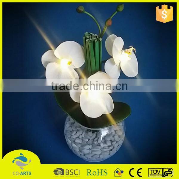 Best Selling Artificial Flower with lighting Bonsai for table decor