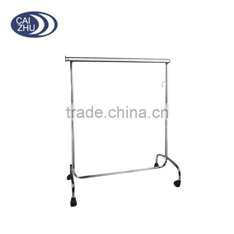 Heavy duty length and height adjustable tube hanging clothes drying rack