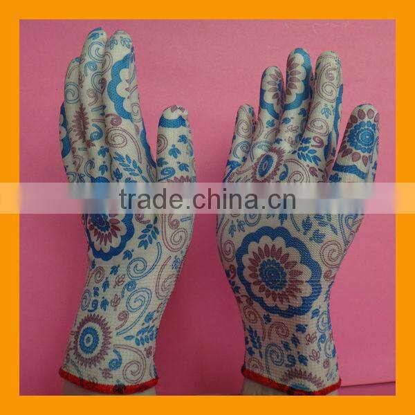 Lint Free Nylon Polyester Seamless Knitted Glove