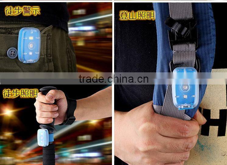 colorful usb rechargeable bicycle light led bike light bag light