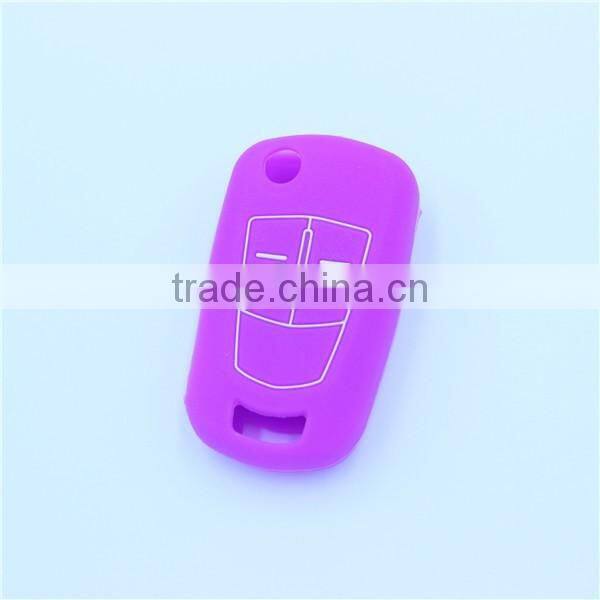 Silicone Remote Skin Cover fit for Opel Vauxhall 3 Button Flip Remote Key Case