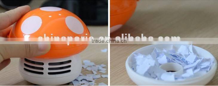 2015 hot sale !!new fashionable mini mushroom desk vacuum cleaner