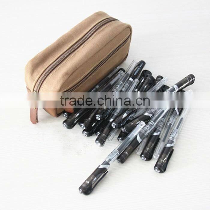 High quality Large Canvas Pencil Bag