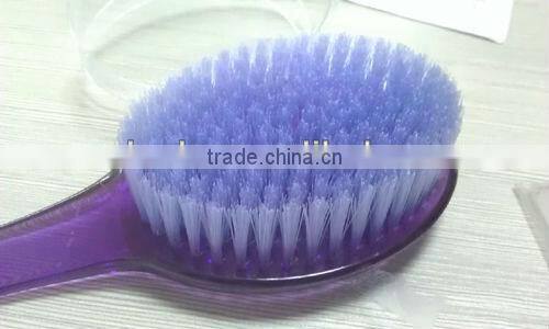 plastic handle bath brush with nylon