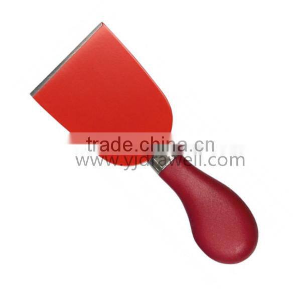 AM-7185 Colour cheese knife set with acrylic block