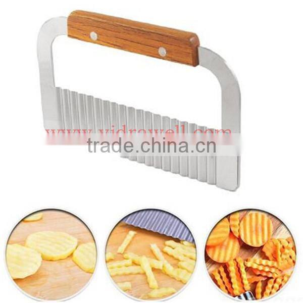 PC-6495 Stainless Steel Potato Chip Dough Vegetable crinkle cutter