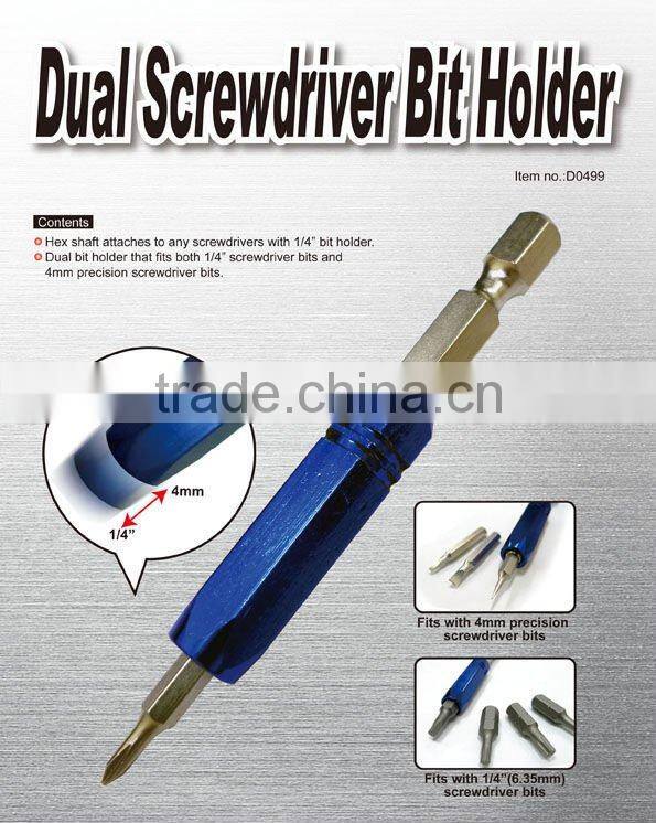 Dual Screwdriver Bit Holder