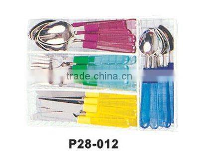 Stainless Steel Cutlery Set with plastic box