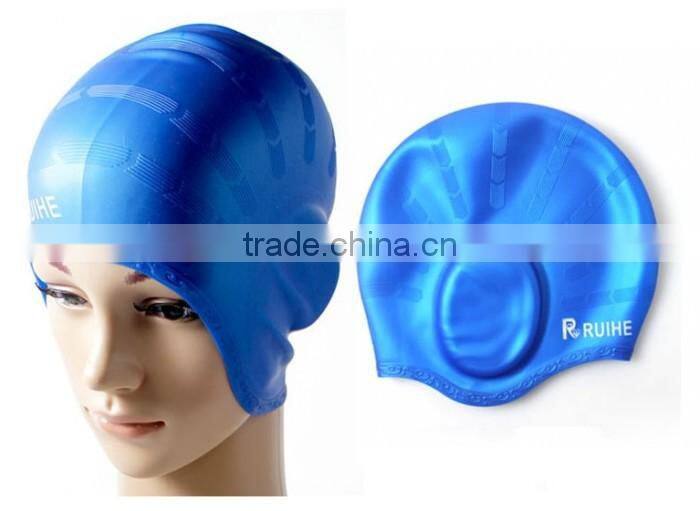 custom colorful Printing silicone swim cap