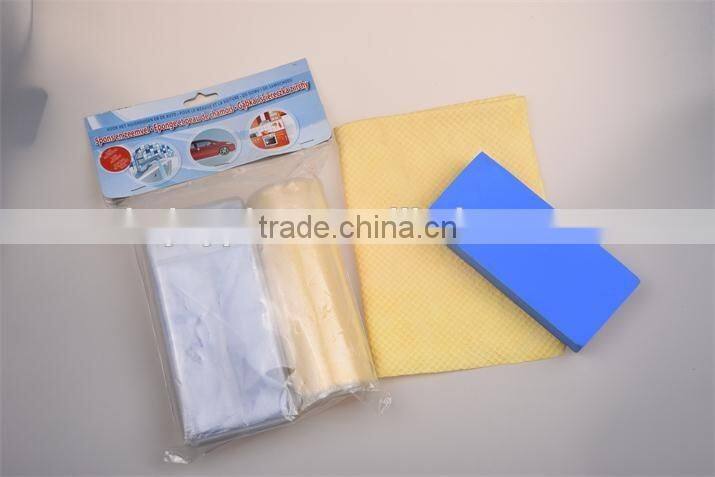 PVA Chamois Towel And PVA Sponge Set