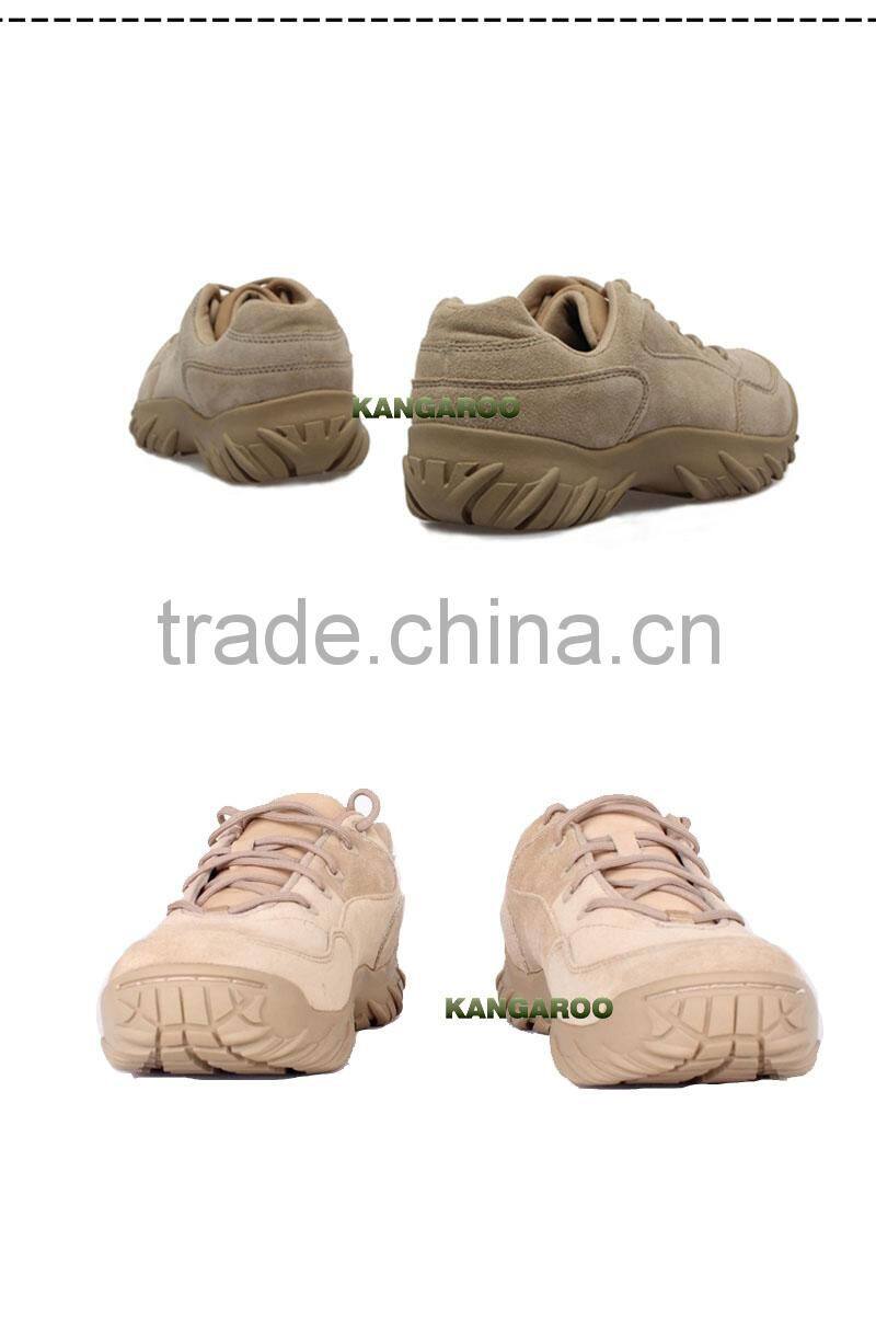 Low Cut Rubber Military Desert Laced Boots For Men