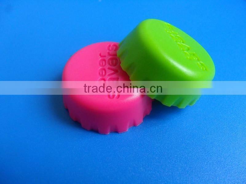 Popular colorful Silicone beer cap / Silicone beer saver in wine stoppers