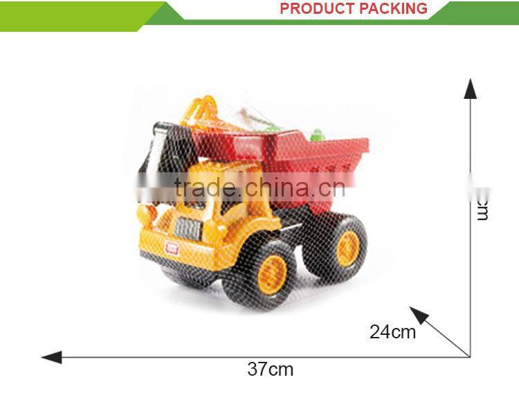 Hot selling summer beach tool set large plastic toy trucks