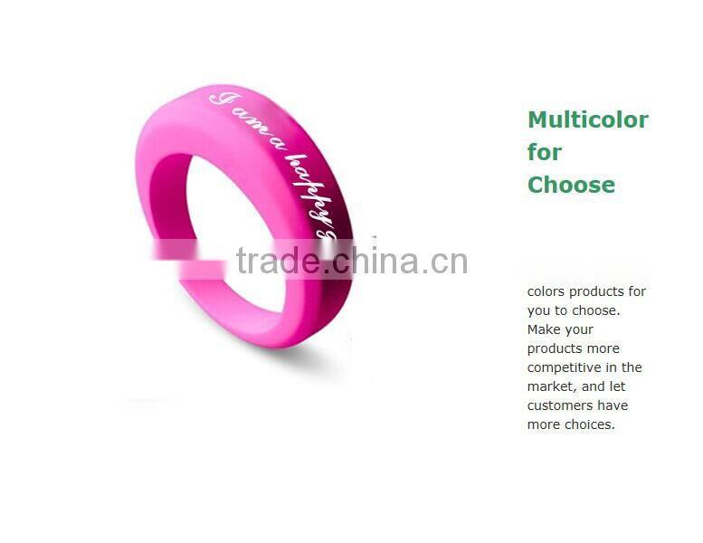Wholesale Custom Design Fashion Different Color and Differant Shapes Silicone Wedding Ring
