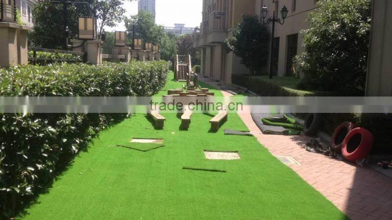 landscaping fake grass mat for kids school flooring decor