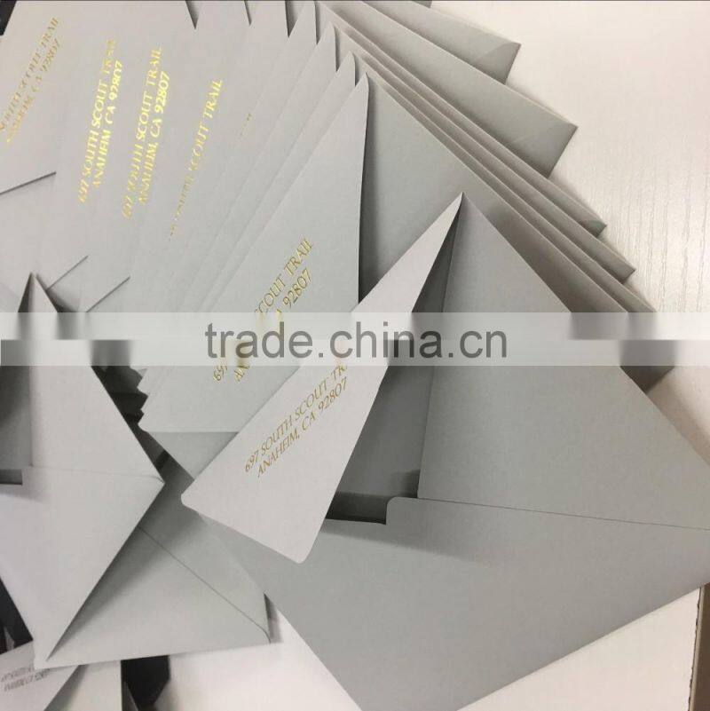 China gold stamping paper hang tag for garment