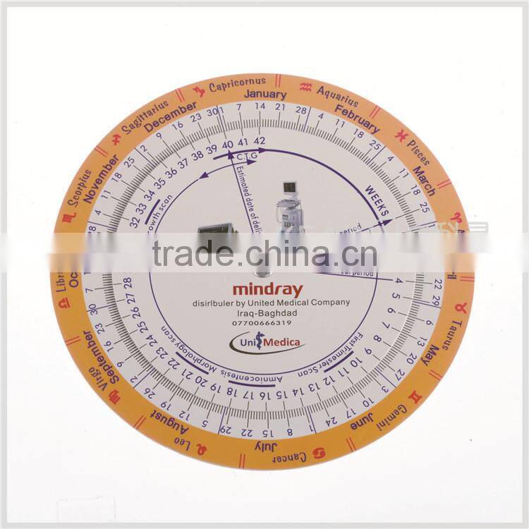Kearing Pregnancy Wheel and Ovulation Calendar,plastic pregnancy wheel chart#SC21