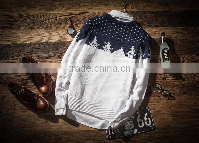 GZY High grade men garment wholesale stylish sublimation sweater