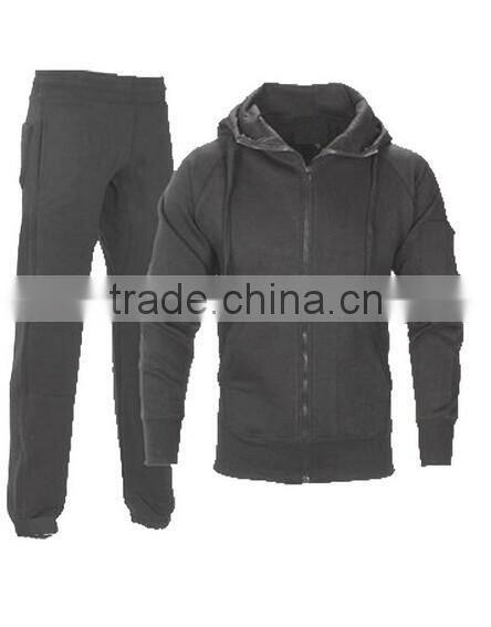 hot sale popular tracksuit 100% cotton tracksuit for men