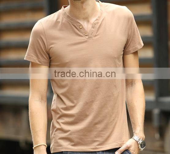 wholesale 2016 fashion casual man's t-shirt short sleeve