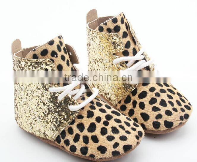 Genuine leather lovely cute fashion skidproof baby boots