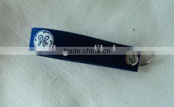 custom felt key ring