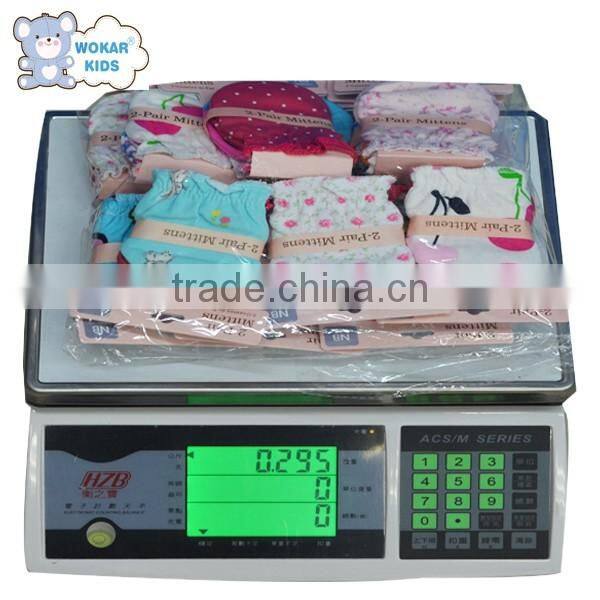 Cute keep warm baby mittens various colors