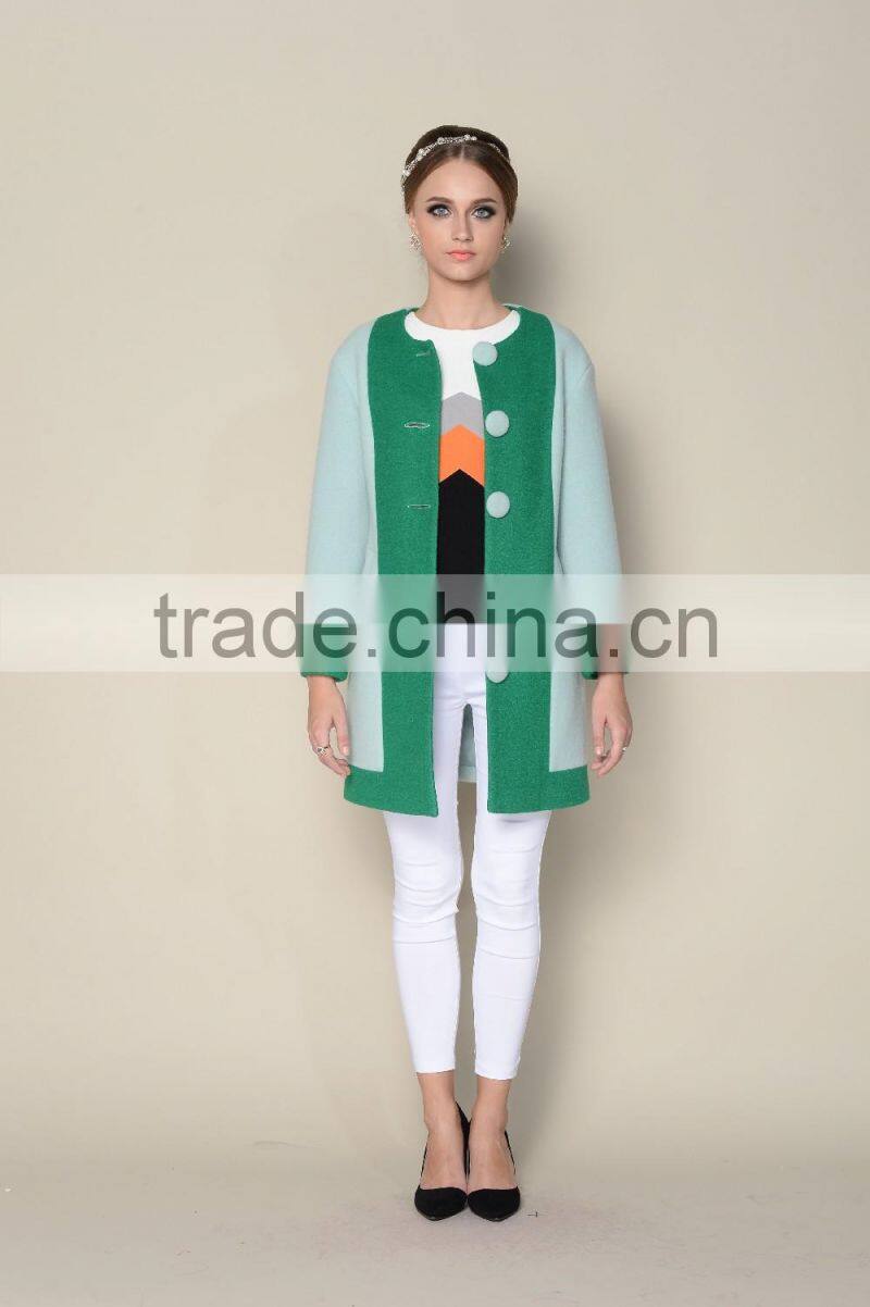 latest hot selling designs for 2015 2016 coat for winter, cheap price female coat winter