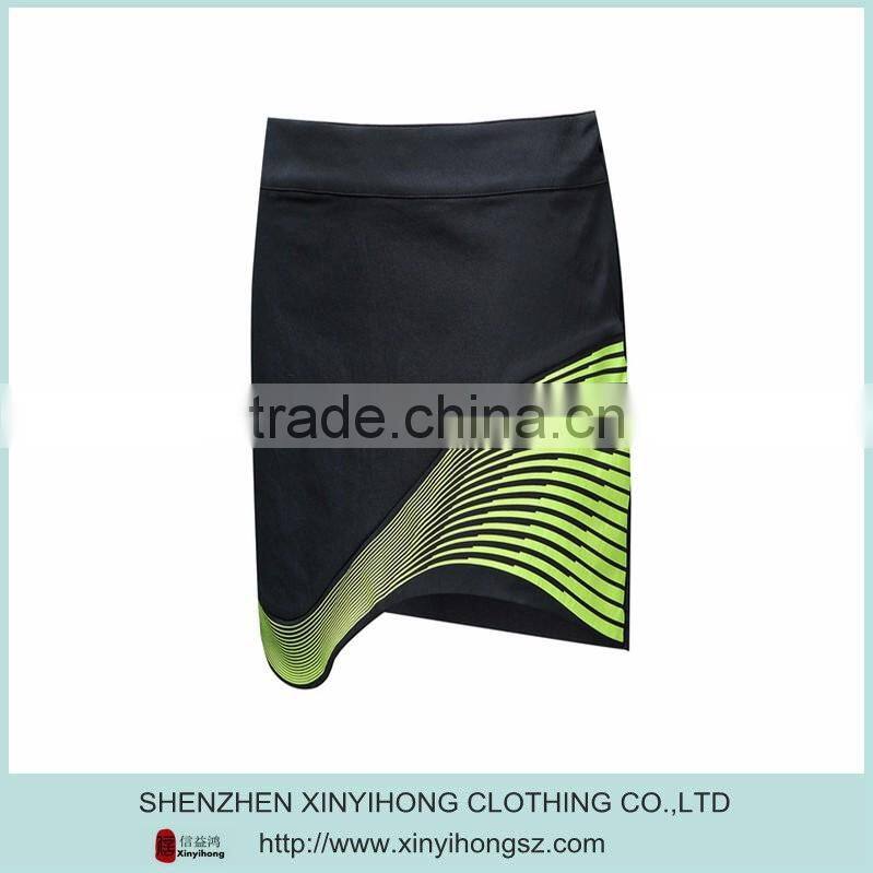 Moisture wicking fashion design golf skirts /golf skorts for lady