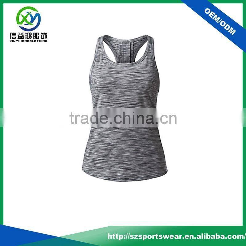2016 Hot selling bamboo fabric nature breathable good stretch gym tank top / yoga wear tank top for women