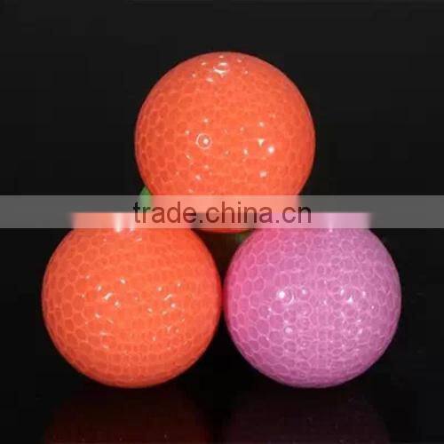 Light weight foam golf ball two colors golf ball