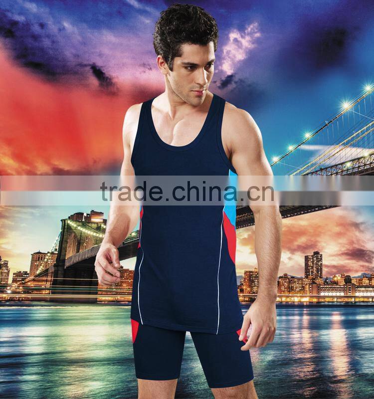 Professionally manufacturing 130gsm ~240gsm bodybuilding workout tank top
