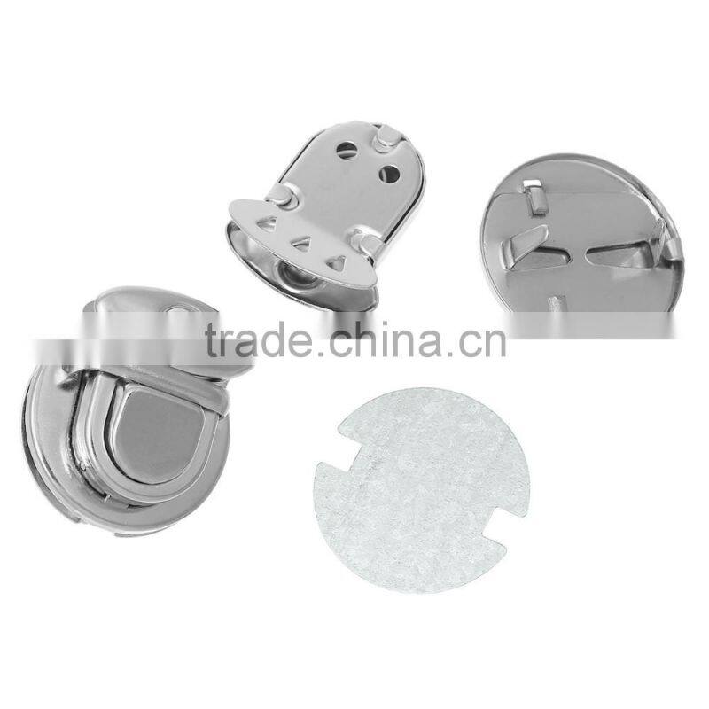 New Style Silver Twist Turn Lock For Purse 3cm x2.5cm