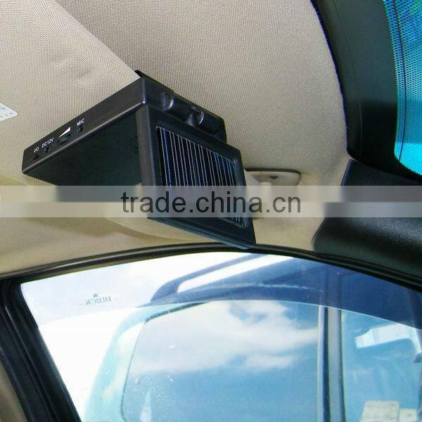 Solar Power Supply Car Speaker Mobile Phone Holder Handsfree
