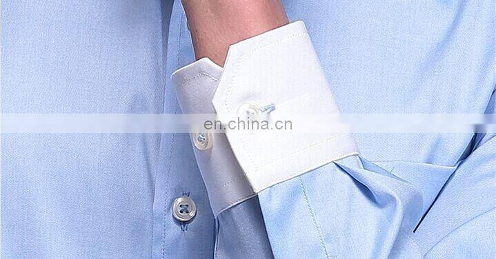 2017 Men's slim fit wash and wear dress shirts