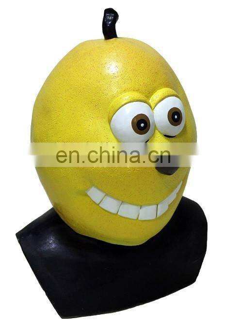 Party Costume Accessory TV Cartoon Fruit New Latex Pear Mask