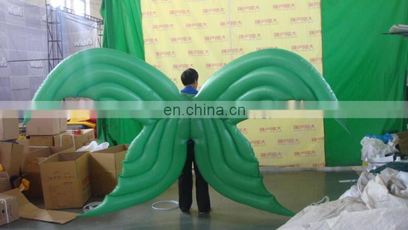 inflatable silver wings
