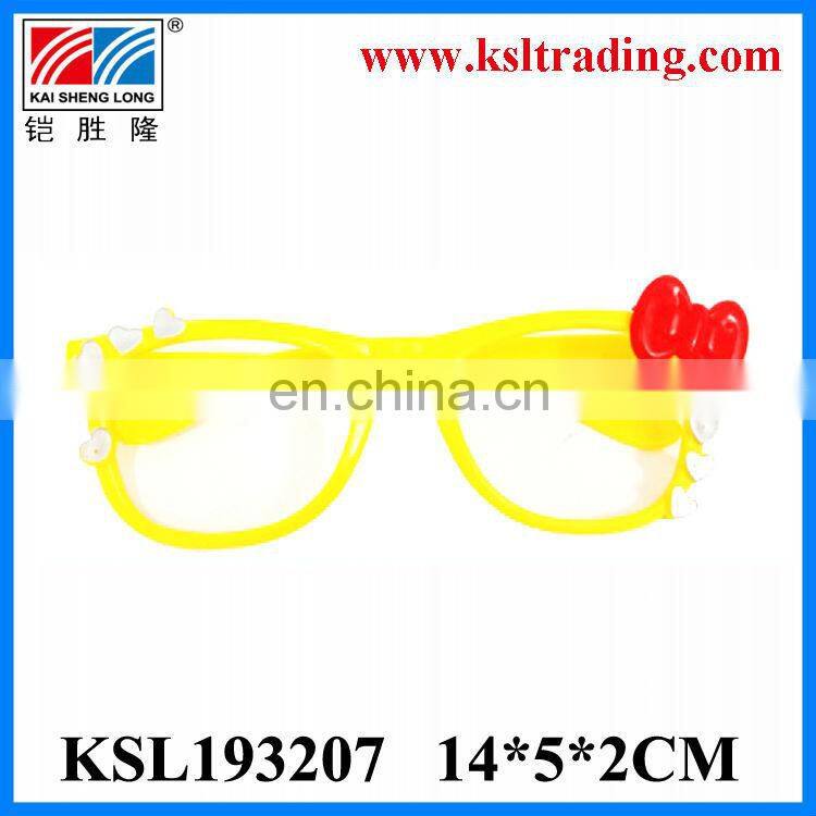 Promotional toy children plastic toy glasses(3pcs)