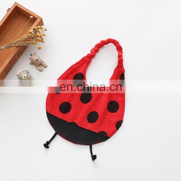 Wholesale cartoon printed bandana bib absorbent cotton baby bandana drool bibs baby dribble bibs