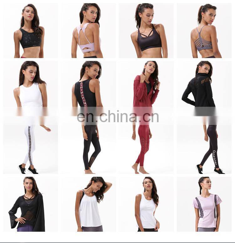 2017 blank activewear manufacturer custom logo high waisted yoga gym sports fitness leggings for women wholesale