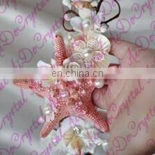 Aidocrystal Unique Design starfish pearl hair flowers accessories wholesale china