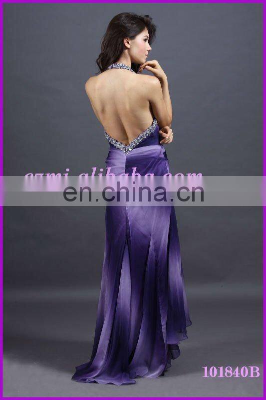 New Purple Chiffon Prom Dress Cocktail Party Evening Gown Size 6 8 10 12 14