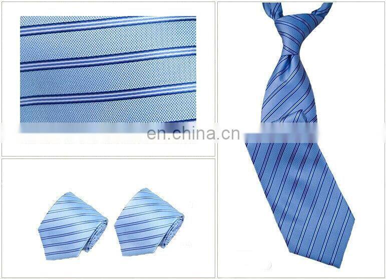 classic fashional navy striped silk neckties