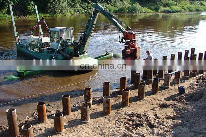 river sand dredging and maintenance bucket chain gold dredger, sand mining machine for sale