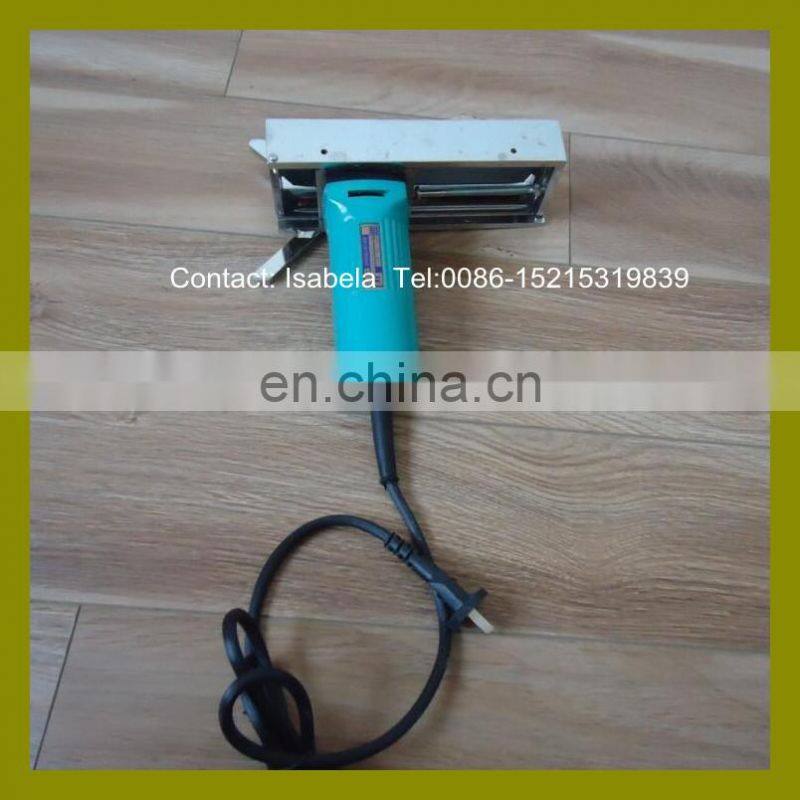 Electric portable Plastic window corner cleaning tool for frame profile external welding tumor cleaning