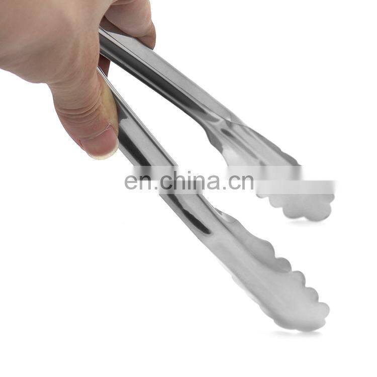 Stainless Steel Kitchen Food Tongs Ice Tongs