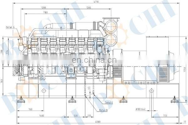 Marine generator price diesel generator set 60kva