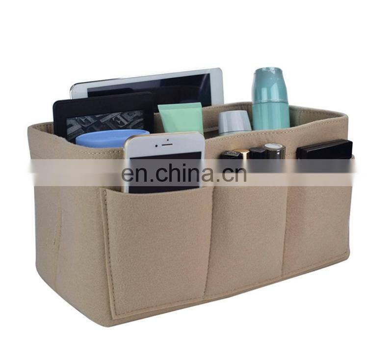 Extra Large Capacity Multi-function Felt Makeup Bag Organizer for Ladies and Travel