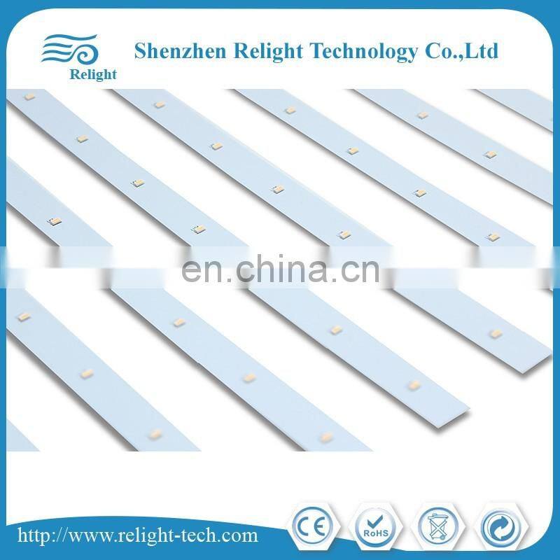 Figure board design for Panel lamps DC30V 4000K 5200lm 2835LED Wave Fiber Board Linear Led Module