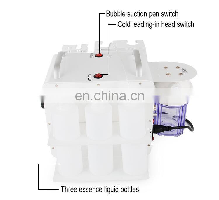 Factory new design facial cleaning machine oxygen jet peel small bubble skin machine